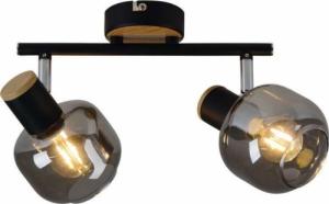 Lampa sufitowa Nave Polska Regulowana LAMPA sufitowa FUMOSO 1350122 Nave szklana OPRAWA loftowe reflektorki czarne przydymione 1