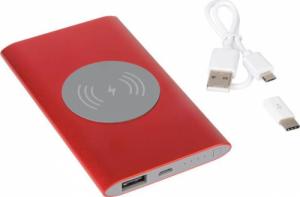 Powerbank Upominkarnia Wireless Power 4000mAh Czerwony 1