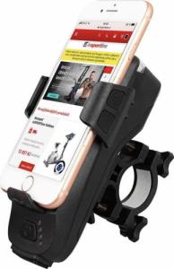 inSPORTline Uchwyt rowerowy na telefon z powerbankiem / latarką / klaksonem / bezprzewodową ładowarką inSPORTline Keporfun 4000mAh 3