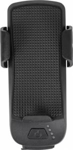 inSPORTline Uchwyt rowerowy na telefon z powerbankiem / latarką / klaksonem / bezprzewodową ładowarką inSPORTline Keporfun 4000mAh 4