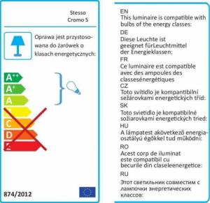 Lampa wisząca Orlicki Design LAMPA okrągła Stesso Cromo S abażurowa OPRAWA wisząca w stylu klasycznym kremowa chrom 5