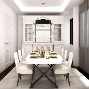 Lampa wisząca Orlicki Design LAMPA wisząca Stanza Gold Nero M Orlicki Design okrągła OPRAWA w stylu klasycznym abażurowa czarna złota 13