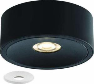 Orlicki Design Wpuszczana lampa sufitowa Neo Nero Slim KG + Ufo Bianco Orlicki Design okrągła czarna biała 1