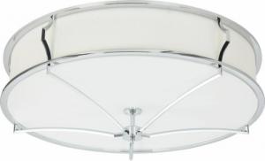 Lampa sufitowa Orlicki Design Klasyczna LAMPA sufitowa Stesso PL Cromo L Orlicki Design abażurowa OPRAWA plafon okrągły biały kremowy 3