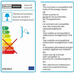 Lampa sufitowa Orlicki Design Sufitowa LAMPA abażurowa Stesso PL Cromo M Orlicki Design okrągła OPRAWA plafon w stylu klasycznym biały kremowy 7