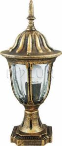 Polux Ogrodowa LAMPA stojąca FLORENCJA 302588 zewnętrzna OPRAWA metalowa latarenka outdoor IP43 patyna przezroczysta 2