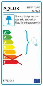 Polux Stojąca LAMPA ogrodowa NEW YORK 307323 zewnętrzna OPRAWA metalowy słupek outdoor IP44 grafitowy biały 5