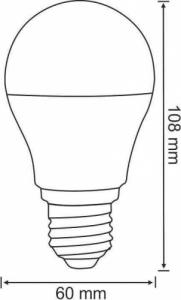Polux Żarówka PLATINUM 306456 Polux E27 A60 LED 9W 6400K 810 lm 230V biała zimna 2
