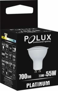 Polux Żarówka PLATINUM 305640 Polux GU10 LED 7W 3000K 650lm 230V biała ciepła 3