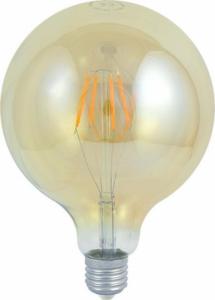 Polux Żarówka dekoracyjna Vintage Amber 304537 Polux G95 LED E27 bańka 4W 320lm 230V biała ciepła 1