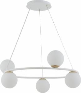 Lampa wisząca Sigma Lampa wisząca GAMA KOŁO Sigma nowoczesna do salonu biały 1