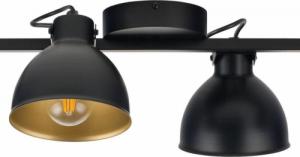 Lampa sufitowa Sigma Industrialna lampa sufitowa MARS Sigma reflektorki czarne 2