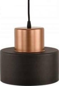 Lampa wisząca TEAM Industrialna LAMPA wisząca 137623690135 TEAM okrągła OPRAWA metalowa ZWIS loftowy czarny miedziany 3