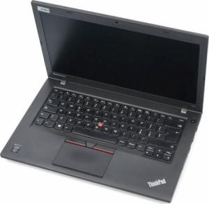 Laptop Lenovo Lenovo ThinkPad T450 i5-5200U 8GB NOWY DYSK 480GB SSD 1600x900 Klasa A Windows 10 Professional 2
