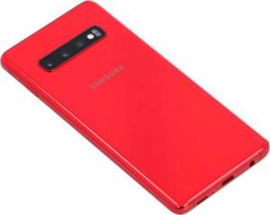 Smartfon Samsung Samsung Galaxy S10 SM-G973F 8GB 128GB 1440x3040 DualSim LTE Cardinal Red Powystawowy Android 6