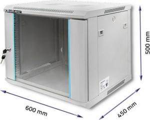 Szafa Qoltec Wisząca 19" 9U (54484) 3