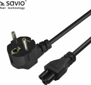 Kabel zasilający Savio Kabel zasilający "koniczynka" 3m CL-158 2