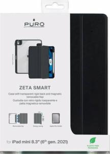 Etui na tablet Puro PURO Zeta Smart - Etui iPad mini 6 (2021) removable magnetic flap+ uchwyt Apple Pencil (czarny) 5