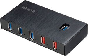 HUB USB Akasa Elite 7EX (AK-HB-14BKCM) 1