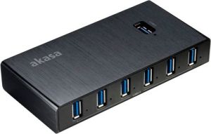 HUB USB Akasa 10x USB-A 3.0 (AK-HB-15BKEU) 2