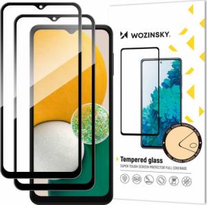 Wozinsky Wozinsky zestaw 2x super wytrzymałe szkło hartowane Full Glue na cały ekran z ramką Case Friendly Samsung Galaxy A13 5G czarny 1
