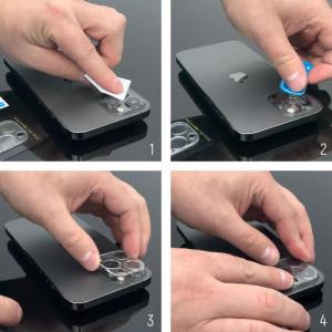 Wozinsky Wozinsky Full Camera Glass szkło hartowane 9H na cały aparat kamerę iPhone 13 Pro Max 4