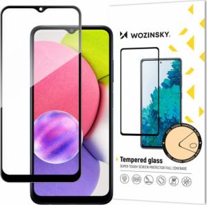 Wozinsky Wozinsky super wytrzymałe szkło hartowane Full Glue na cały ekran z ramką Case Friendly Samsung Galaxy A03s czarny 1