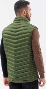 Ombre Bezrękawnik męski pikowany - ciemnozielony V54 S/M 6