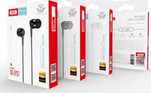 Słuchawki XO XO Słuchawki przewodowe EP37 jack 3,5mm dokanałowe białe 2