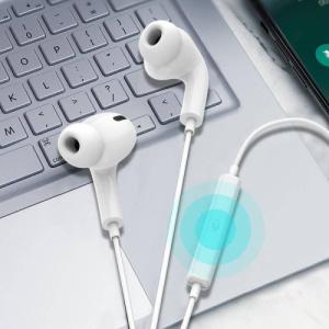 Słuchawki Kaku Słuchawki Dokanałowe (iPhone Lightning) z Mikrofonem Uniwersalne KAKU Universal In-ear Earphones with Mic (KSC-333) białe 6