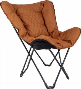 Bo-Camp Bo-Camp Składane krzesło turystyczne Himrod typu motyl, kolor gliny 1