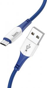 Kabel USB Partner Tele.com USB-A - microUSB Niebieski 1