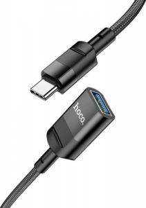 Kabel USB Partner Tele.com HOCO kabel USB (żeński) / OTG do Typ C 3A U107 1,2m czarny 1