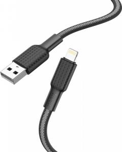Kabel USB Partner Tele.com USB-A - Lightning Czarny 1