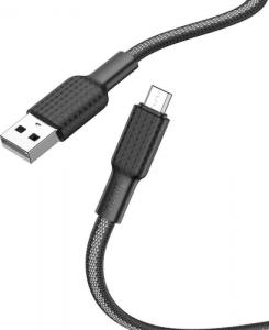 Kabel USB Partner Tele.com USB-A - microUSB Czarny 1