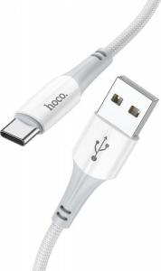 Kabel USB Partner Tele.com USB-A - USB-C Biały 1