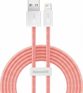 Kabel USB Baseus USB-A - Lightning 1 m Pomarańczowo-biały (CALD000407) 1