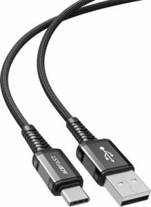 Kabel USB Acefast USB-A - USB-C 1.2 m Czarny (6974316280545) 1