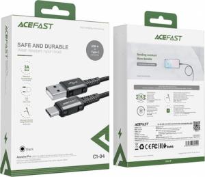 Kabel USB Acefast USB-A - USB-C 1.2 m Czarny (6974316280545) 4