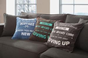 Eurofirany POSZEWKA CATIA 45X45X8 CM BRĄZOWY 2