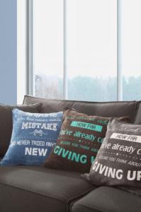 Eurofirany POSZEWKA CATIA 45X45X8 CM BRĄZOWY 3