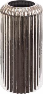 Eurofirany SZKLANY WAZON DEKORACYJNY NELA2 (01) (FI) 15X30 CM SREBRNY 1
