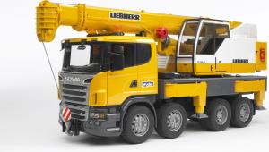 Bruder Scania R Dźwig Liebherr z modułem sygnalizacyjnym (03570) 1