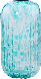 Eurofirany SZKLANY WAZON DEKORACYJNY GALINA2 (1) (FI) 19X34 CM TURKUSOWY 1