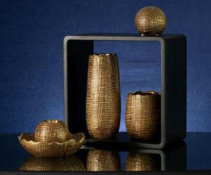 Eurofirany WAZON DEKORACYJNY SELMA (FI) 18X32 CM BRĄZOWY 2