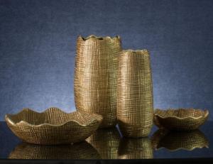 Eurofirany WAZON DEKORACYJNY SELMA (FI) 18X32 CM BRĄZOWY 3