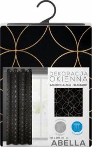 Eurofirany ZASŁONA GOTOWA ABELLA 135X250 CM CZARNY 3