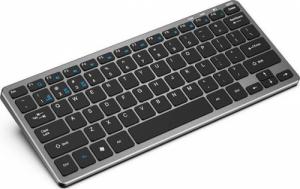 Klawiatura Inphic V780B Bluetooth Bezprzewodowa Czarno-srebrna US (V780B) 4