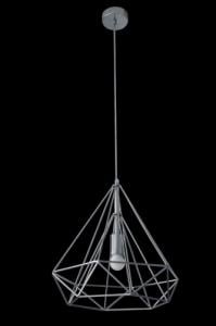 Lampa wisząca Eurofirany LAMPA WIRE (03) (FI) 36X62 CM SREBRNY 1