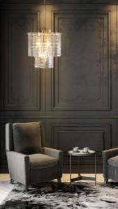 Lampa wisząca Eurofirany LAMPA DALIA (04) (FI) 42X50 CM ZŁOTY 5